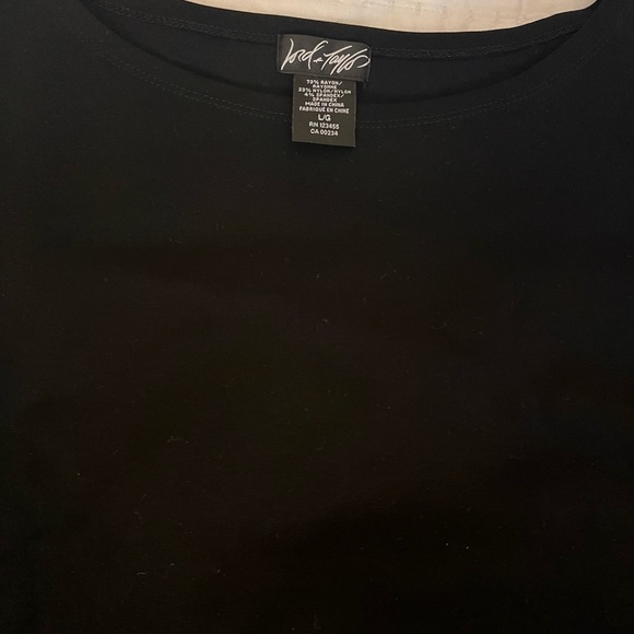 LORD & Taylor Accent Top - Picture 2 of 3